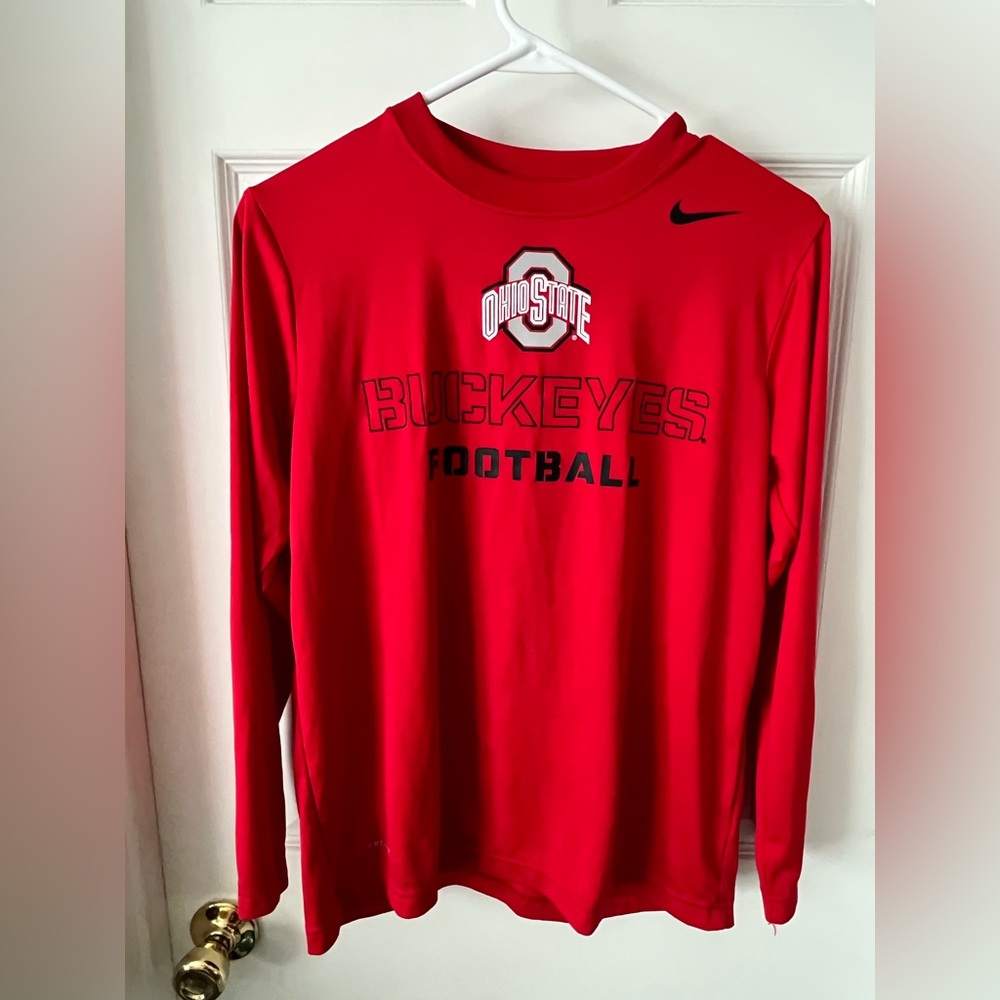 Nike Ohio State Long Sleeve Dryfit Size L